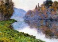 Rives de la Seine à Jenfosse Temps clair Claude Monet paysage ruisseaux